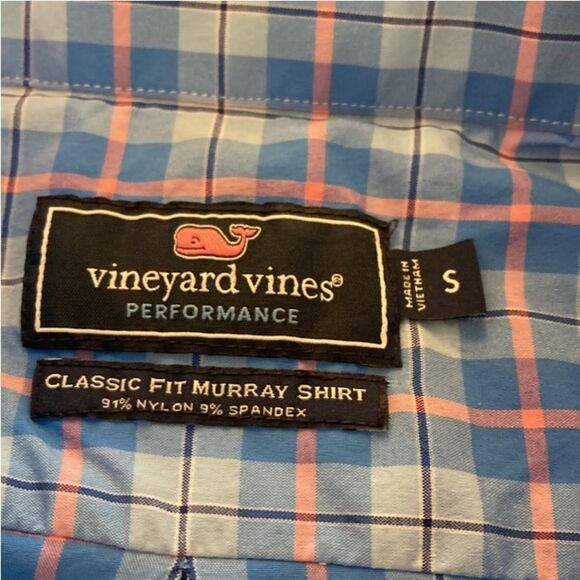 Vineyard Vines Classic Murray Dry Fit Preppy Lightweight Golf
Shirt Small - Picture 6 of 6